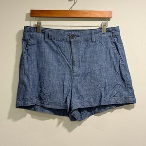 A New Day Women’s Chambray Blue Shorts Size 12